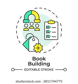 Book building multi color