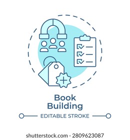 Book building soft blue