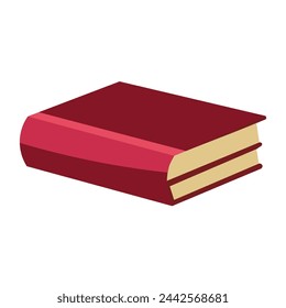 Ilustración vectorial de paquetes de libros, icono de paquete de libros

