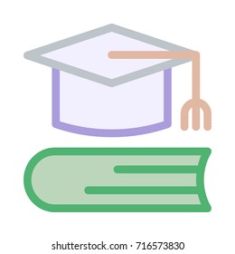 Book cap icon