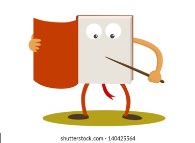 Book cartoon character