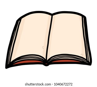 book / cartoon vector and illustration, hand drawn style, isolated on white background.
