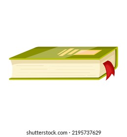 book cartoon. vintage information, learn concept, science information book vector illustration
