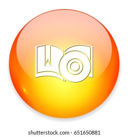 book with CD icon