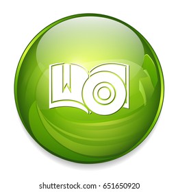 book with CD icon
