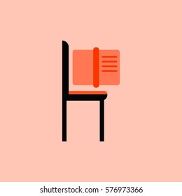 Book and chair