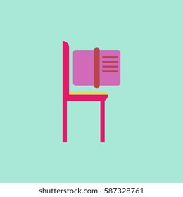 Book and chair