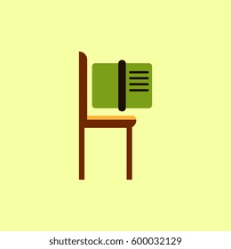 Book and chair