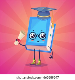 Book Characters. Vector Cute Cartoons