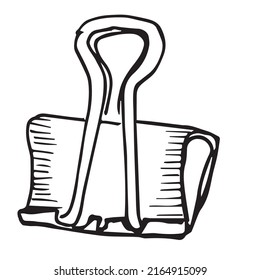 book clip on white background