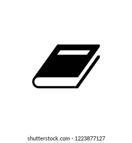 book, close book flat icon vector eps10, 10 eps