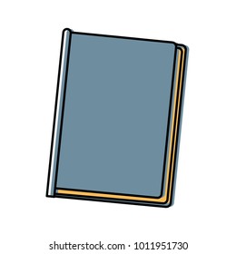 Book closed isolated