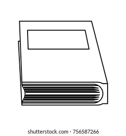 Book closed isolated