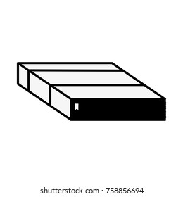 Book closed isolated