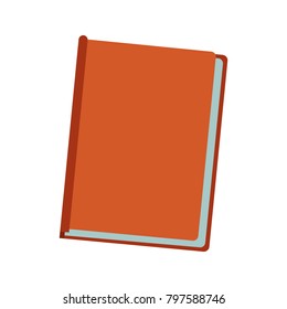 Book closed isolated