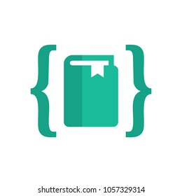 Book Code Logo Icon Design