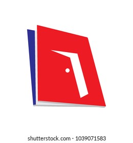 book collection, logo education