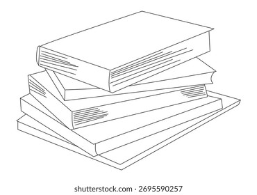 O livro para colorir os contornos