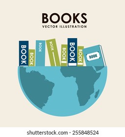 book concept design, vector illustration eps10 graphic 