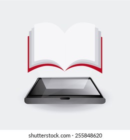 book concept design, vector illustration eps10 graphic 