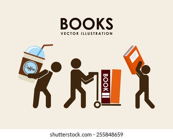 book concept design, vector illustration eps10 graphic 