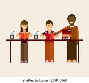 book concept design, vector illustration eps10 graphic 
