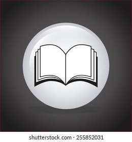 book concept design, vector illustration eps10 graphic 