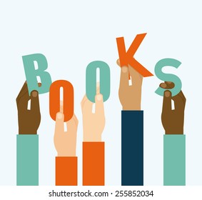 book concept design, vector illustration eps10 graphic 