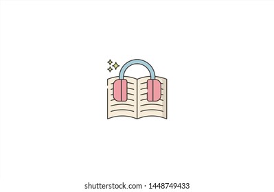 Book concept icon in trendy flat style isolated on white background. Book concept symbol. Vector illustration