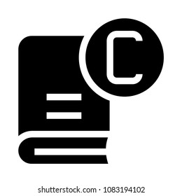 book content vector glyphs icon