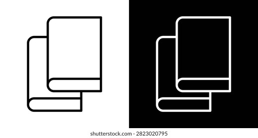 Book copy icon bundle for mobile.