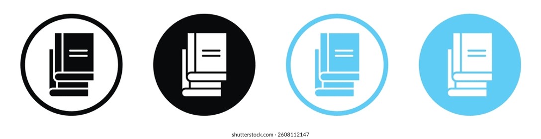 Book copy icons design. vector icons for ui designs
