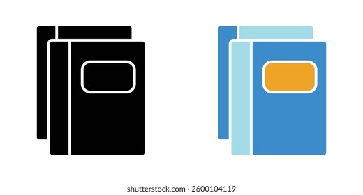 Book copy web vector icons