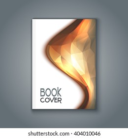 Book cover with an abstract design
