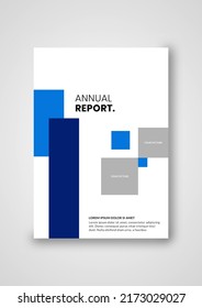 portada de libros con diseño azul, concepto creativo y sencillo