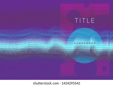 Book cover bright violet background with blue linear texture, semi-transparent circles and title