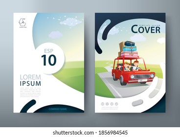 book cover, brochure flyer design template vector, Leaflet presentation.