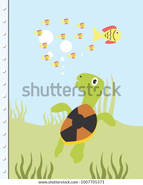 book cover for\
children, cartoon poster\
vector