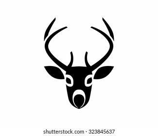 Book Cover Deer Reindeer Roe Elk Stock Vector (Royalty Free) 323845637 ...