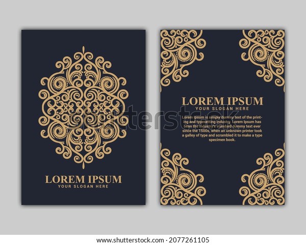 Book cover design in A4 size.\
Annual report.Brochure design. Simple pattern.\
Flyer,promotion