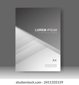 Book cover design abstract modern style. for Brochure template, Poster, Annual report, catalog, Simple Flyer promotion, magazine. Vector illustration