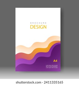 Book cover design abstract modern style. for Brochure template, Poster, Annual report, catalog, Simple Flyer promotion, magazine. Vector illustration