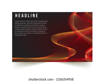 Book cover design and Abstract Wave background