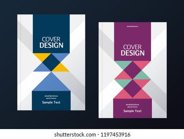 Book cover design. Annual report layout. Brochure, catalog. Business vector template. Simple Flyer promotion. magazine, Presentation cover. Abstract Vector illustration. brush strokes.