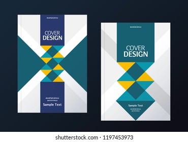 Book cover design. Annual report layout. Brochure, catalog. Business vector template. Simple Flyer promotion. magazine, Presentation cover. Abstract Vector illustration. brush strokes.