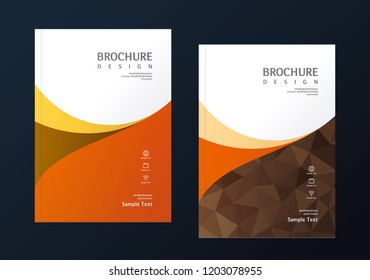 Book cover design. Annual report layout. Brochure, catalog. Business vector template. Simple Flyer promotion. magazine, Presentation cover. Abstract Vector illustration.