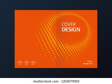 Book cover design. Annual report layout. Brochure, catalog. Business vector template. Simple Flyer promotion. magazine, Presentation cover. Abstract Vector illustration.