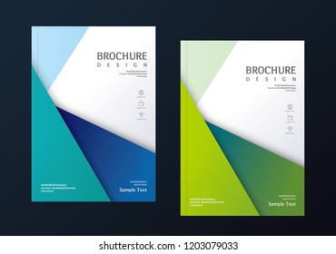 Book cover design. Annual report layout. Brochure, catalog. Business vector template. Simple Flyer promotion. magazine, Presentation cover. Abstract Vector illustration.