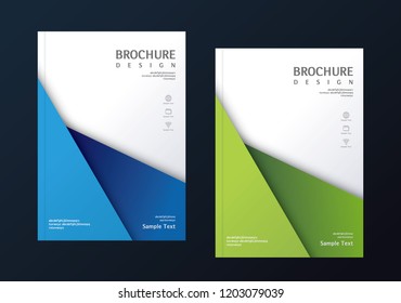 Book cover design. Annual report layout. Brochure, catalog. Business vector template. Simple Flyer promotion. magazine, Presentation cover. Abstract Vector illustration.