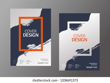 Book cover design. Annual report layout. Brochure, catalog. Business vector template. Simple Flyer promotion. magazine, Presentation cover. Abstract Vector illustration.